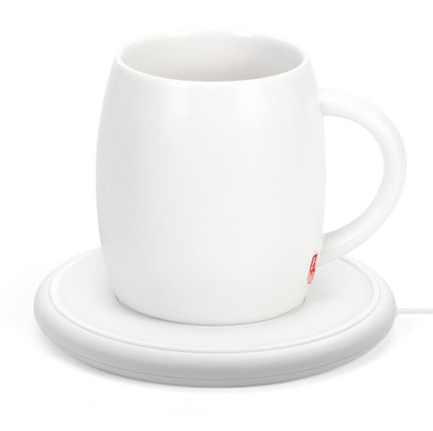 55度马克杯恒温养生陶瓷创意礼品杯暖暖杯带盖 礼品定制